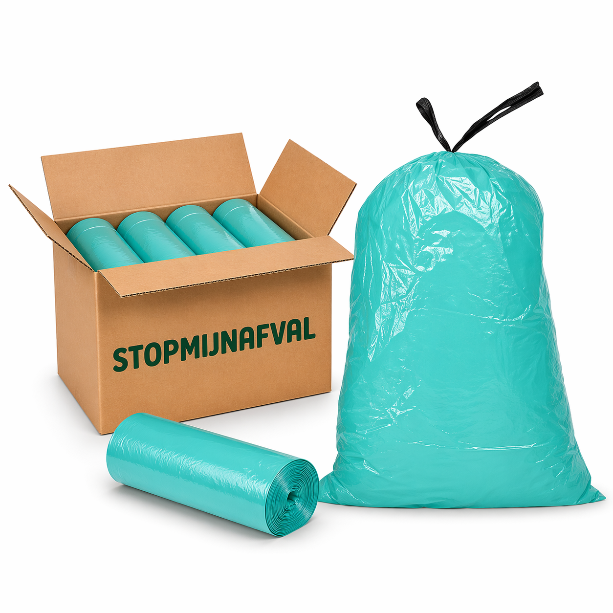Turquoise luierzakken (geparfumeerd)